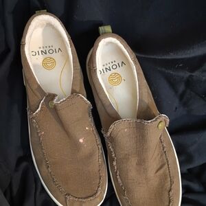 Vionic Men's Brown Casual Slip-On Shoes
